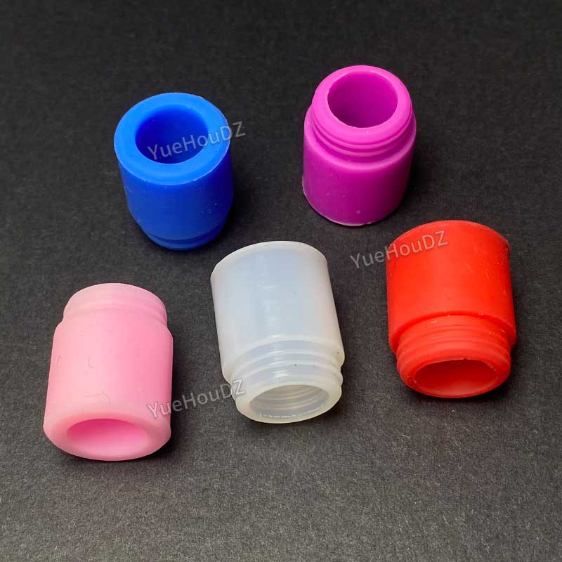 810 Disposable silicone drip tip 15x15x18x12mm individual package Tester Tips Cover