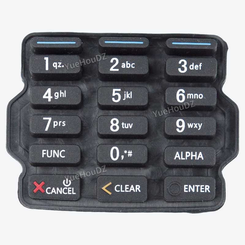 D210 POS Terminal silicone keypad Factory Wholesale in stock Card reader silicone rubber keypad
