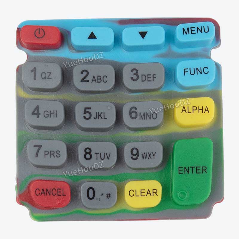 PAX New8210 Payment POS Terminal Silicone keypad card reader silicone rubber buttons in stock Wholesale