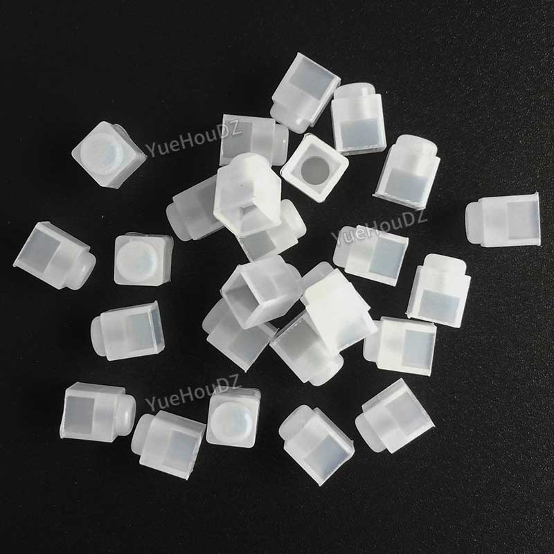  height 9.2mm round hole diameter 5.8mm  tact switch button square silicone keycap rubber button cover