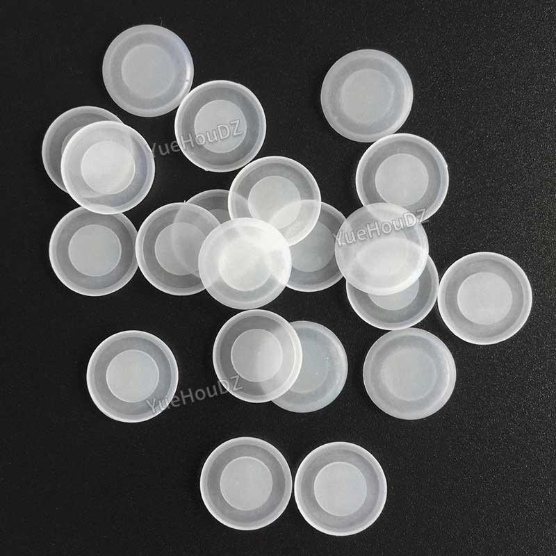 Round silicone keycap suitable for the on/off switch buttons of reading light and desk lamps, with an internal diameter of 12.1mm