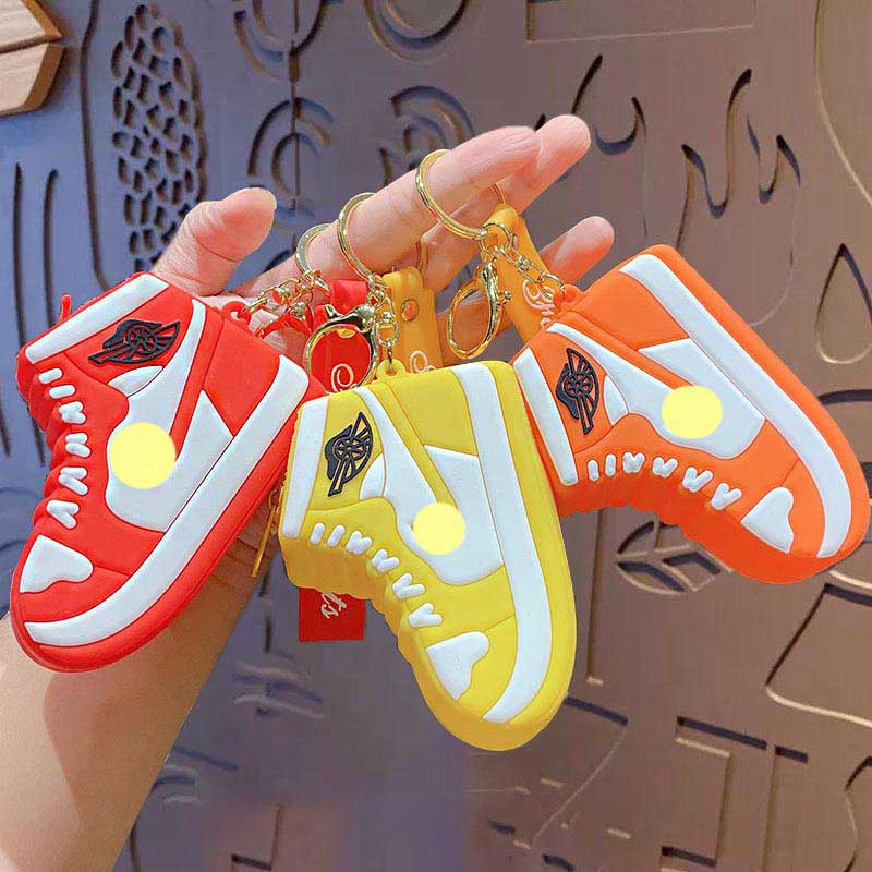 oversized sneaker-shaped coin purse bag keychain Backpack Charm Student bag charms