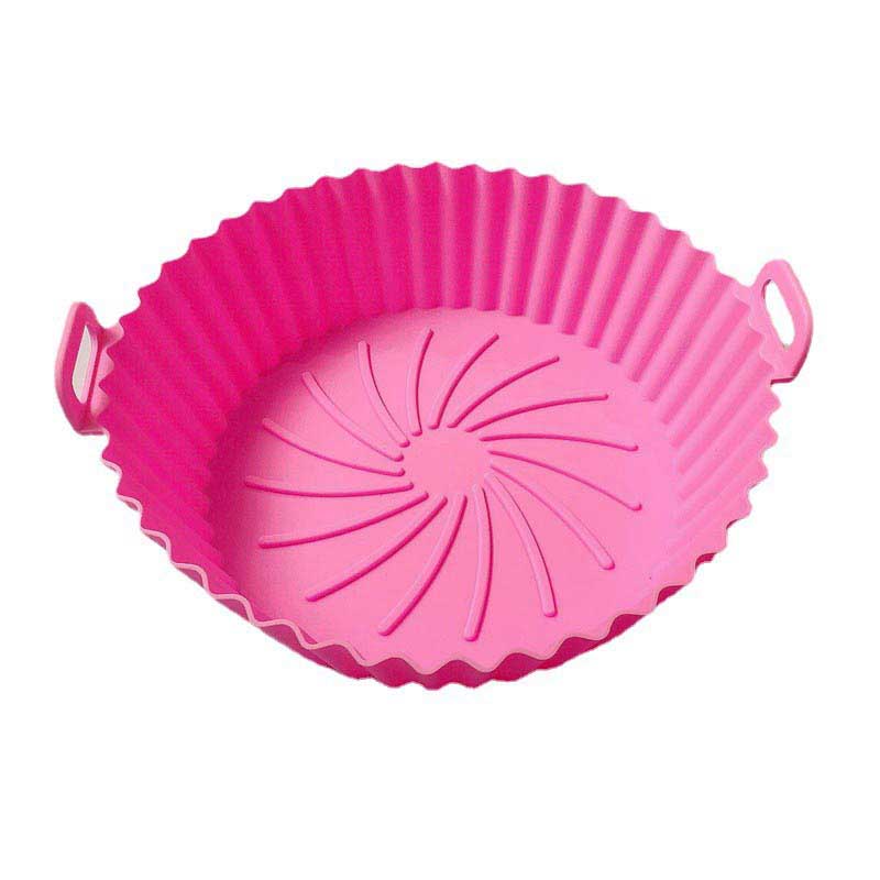 Premium Food-Grade Silicone Bakeware - Round-Shaped Air Fryer Silicone - Small: 18cm, Large: 20cm - Temperature Range: -70℃ to 230℃