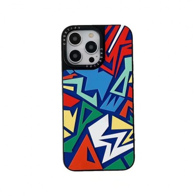 3D three-dimensional trendy brand geometric shapes PVC soft rubber phone case silicone phone case