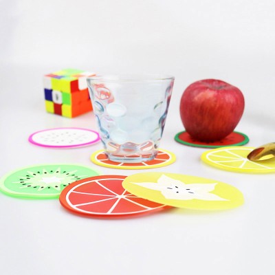 Realistic Fruit-shaped Heat-resistant and Hot Surface Protection Silicone Coasters for Wholesale