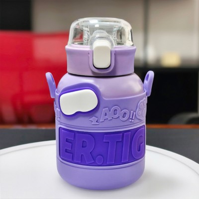 Cartoon Silicone Bottle Sleeve Heat Insulation Protection Cover Thickened Heat-Resistant Cup Sleeve