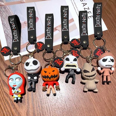 Unique 3D Silicone Keychain - Jack Skellington, Sally, Oogie Boogie, Dr. Finkelstein, Ghost Face, Pumpkin Man Halloween Keyring