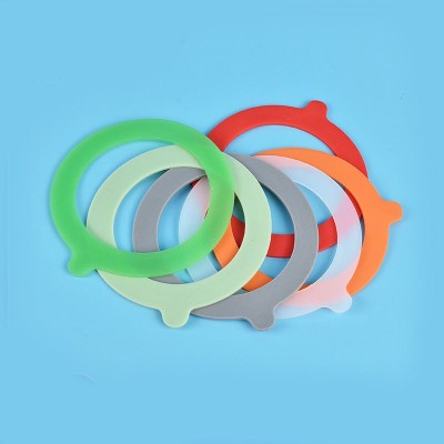 Colored Silicone O-ring Gaskets with Tabs for Bayonet Closure Bottles - Wholesale