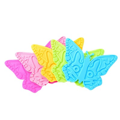 Beautiful Butterfly-Shaped Silicone Mats for Heat Insulation and Anti-Slip Plate Pads Factory Wholesale