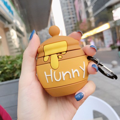 Creative Beehive-Shaped Design Wireless Earbuds Silicone Case for AirPods 1/2/3/Pro