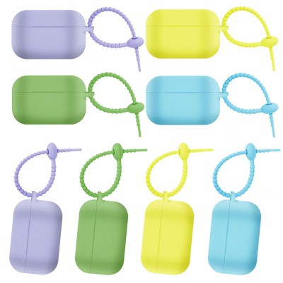 Wireless Earbuds Silicone Case with Silicone Cable Ties for AirPods 3