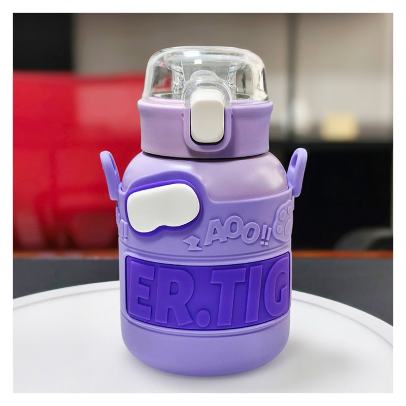Cartoon Silicone Bottle Sleeve Heat Insulation Protection Cover Thickened Heat-Resistant Cup Sleeve