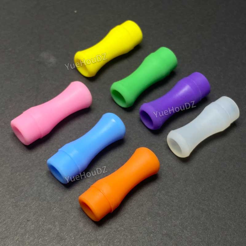 Colorful Silicone Test Drip Tips Dust lid 9.5 x 9.5 x 25 x 9mm​