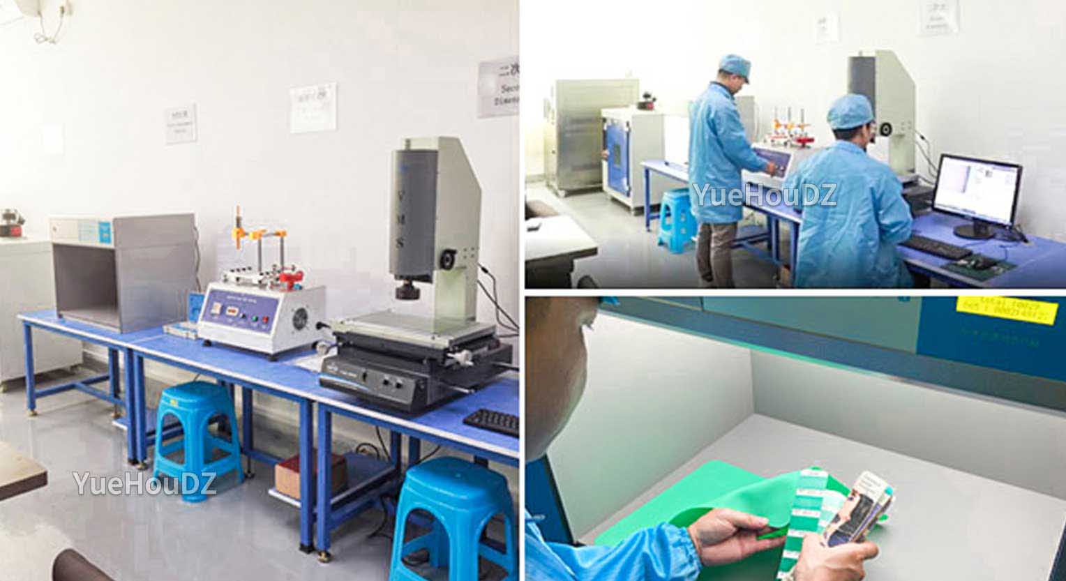 Silicone product testing room