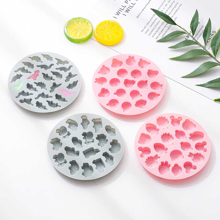 Food-Grade Silicone Baking Molds Supplier for Carrot, Bunny, Bear, Cactus, Car, and Dinosaur World Shapes