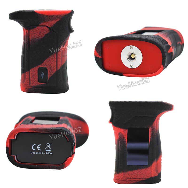 SMOK MAG P3 Silicone Sleeve with Lanyard - Anti-Slip Leather Texture Design for Enhanced Grip