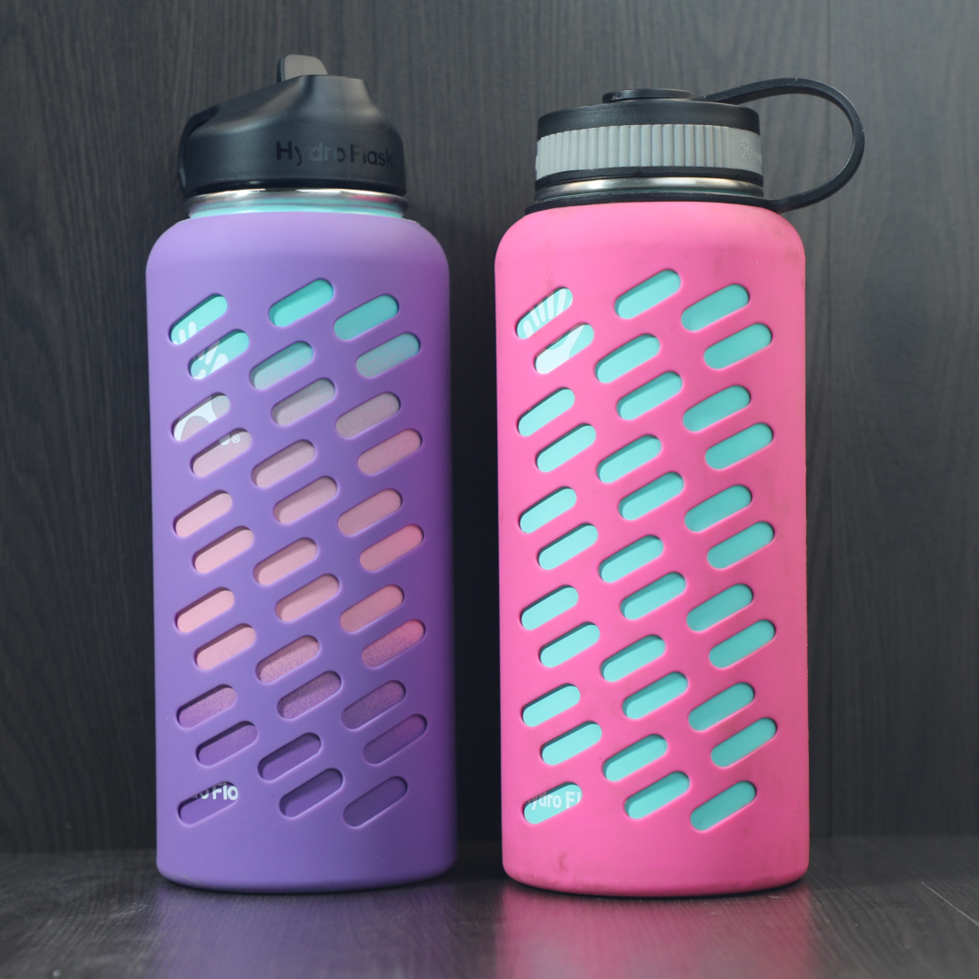 Hydro Flask 18-32-40oz Space Bottle Silicone Sleeve: Hollow Texture for Heat Dissipation, Insulation, and Cup Protection
