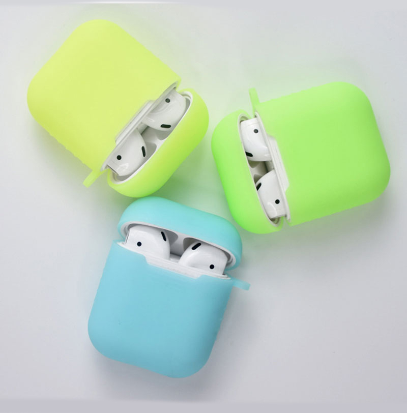 Glow in the Dark AirPods 1/2 Silicone Case Ultra-Thin Silicon Cover