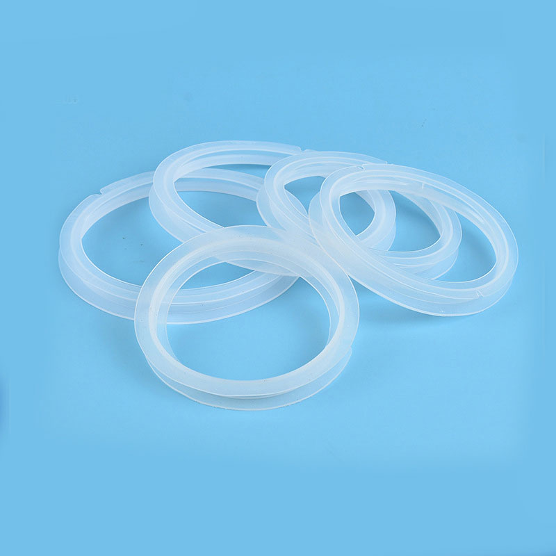 Glass Lid Insulated Silicone Sealing H-shaped high-temperature Silicone Gasket - Stock Wholesale