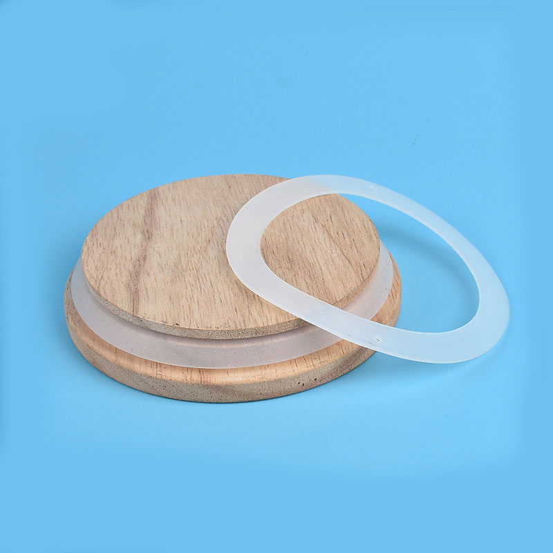Silicone Gaskets for Bamboo & Pinewood Lids, Storage Jars, Tea Cans, and Glass Bottle Caps Sealing Rings