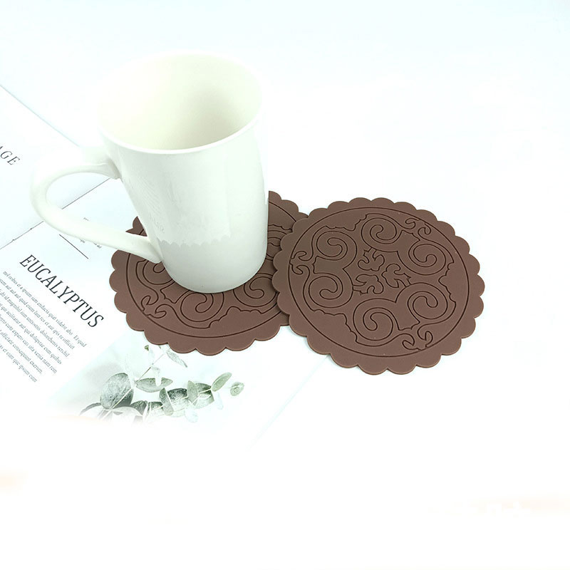 Beautiful Patterned Silicone Coasters for Manufacturer Wholesale