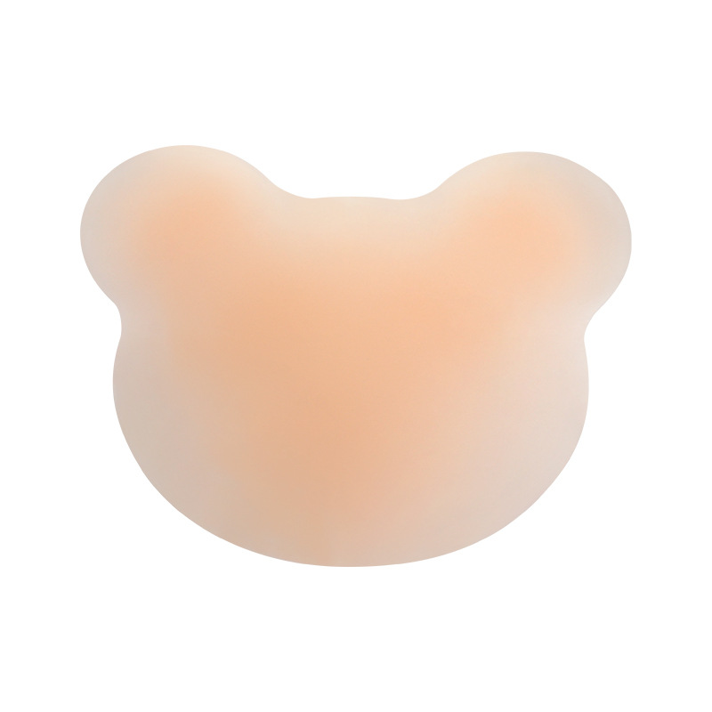 Panda Face Shape Lift Up Stick On Silicone Nipple covers Waterproof and Sweatproof Silicone bra Wholesale