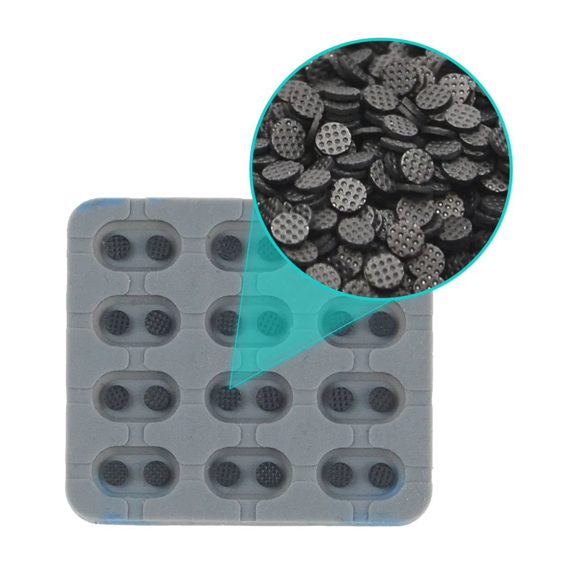 Conductivity Achieved Through Conductive Particles