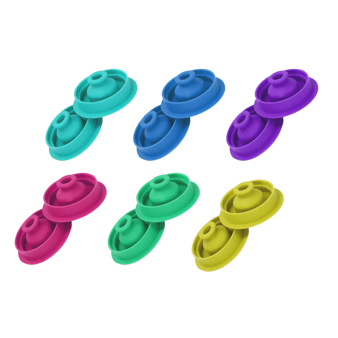 Silicone plugs can be customized in any color upon request (Pantone matching available).