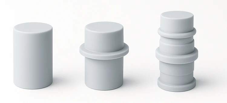 silicone plug design complexity comparison