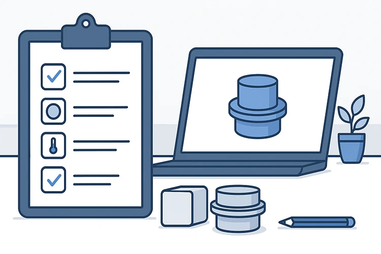 silicone plug requirements checklist design brief