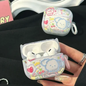 UV Printed Cartoon Pattern AirPods Pro 3 Silicone Case