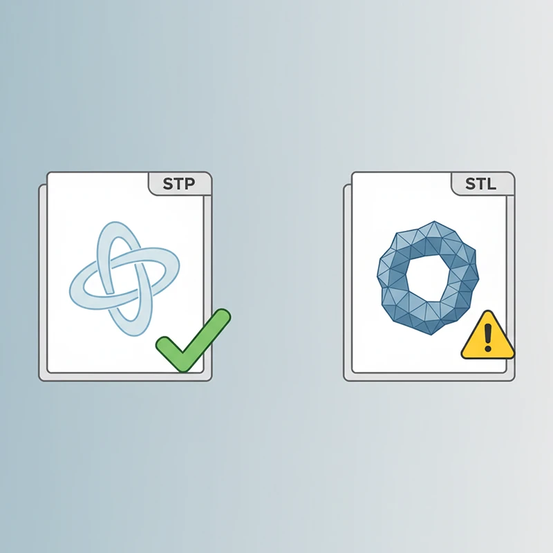 stp vs stl 3d file format for custom silicone mold design