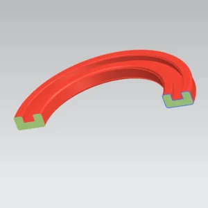 Concave Cross Section Silicone Sealing Ring Cross Section View