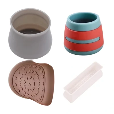 Almohadillas de silicona personalizadas para patas de muebles y tapas para patas de sillas