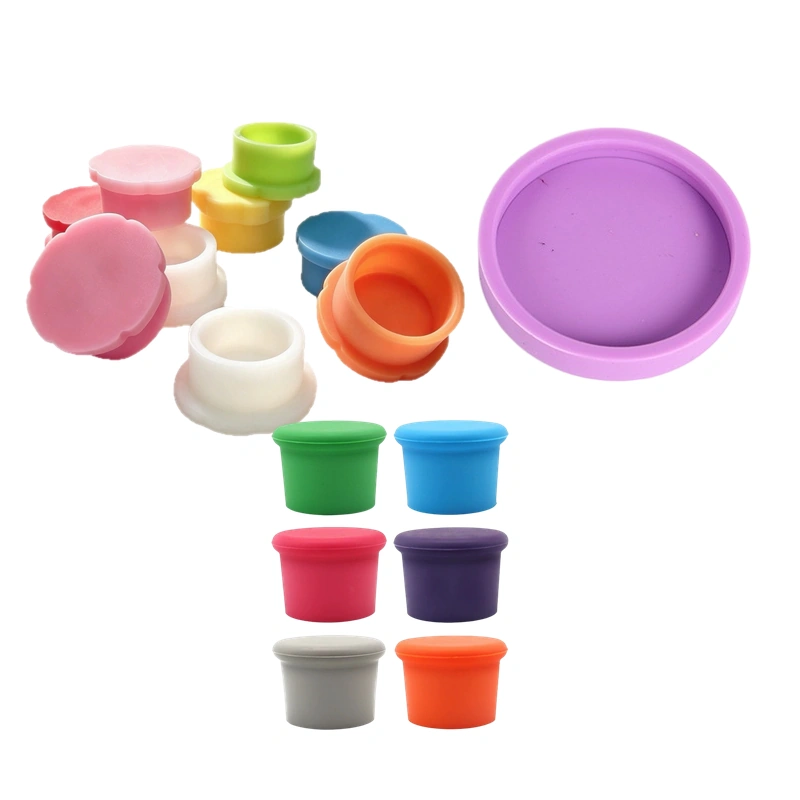 Custom Silicone Bottle Caps for Vials, Bottles and Cups